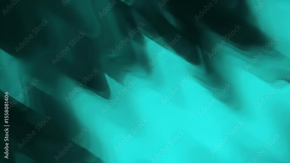 Poster teal abstract flowing motion graphics background