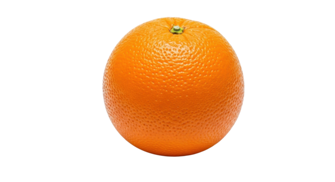 Fresh orange citrus fruit isolated PNG with Transparent Background - Powered by Adobe