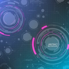 Obraz premium Abstract technology background design