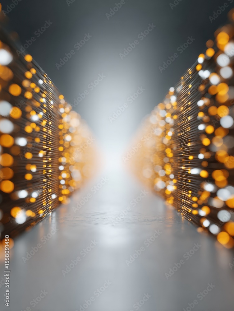 Poster Quantum Security Visualization with Digital Code Streams and AI Modules for Advanced Cryptography and Cybersecurity Consulting in Tech Industry