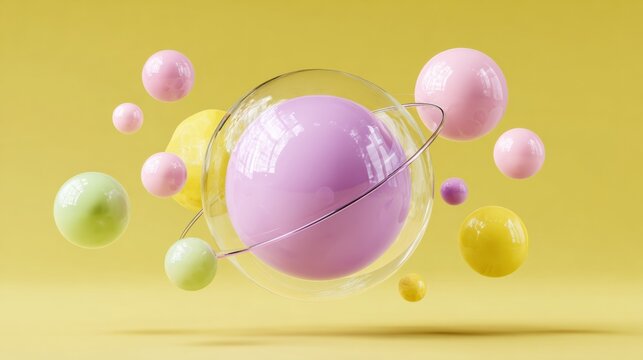 Quantum Optimization Concept with Glowing Atom and Orbiting Particles in Dynamic Field for Modern Tech and Science Education Promotion