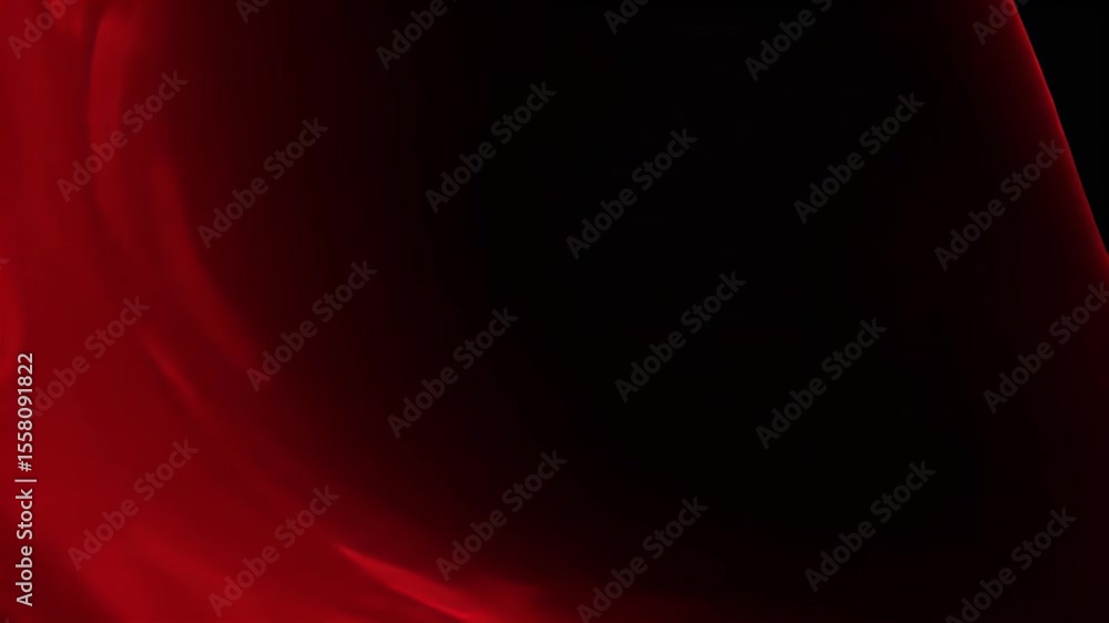 Poster deep red fabric texture in motion video