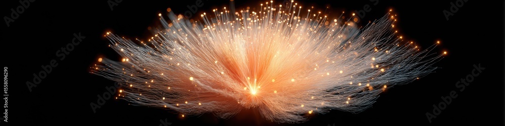 Poster dynamic firework explosion icon with detailed sparks and particles on transparent background for dig