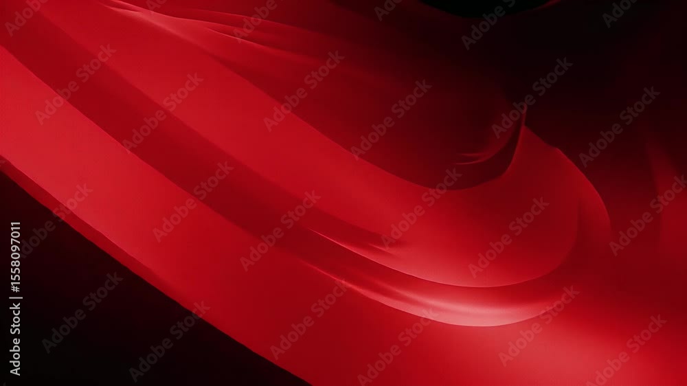 Aufkleber abstract red and black gradient flowing motion