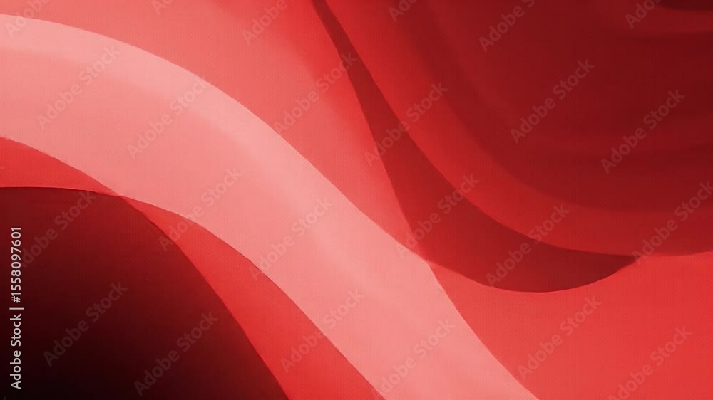 Poster abstract red curves on black background video
