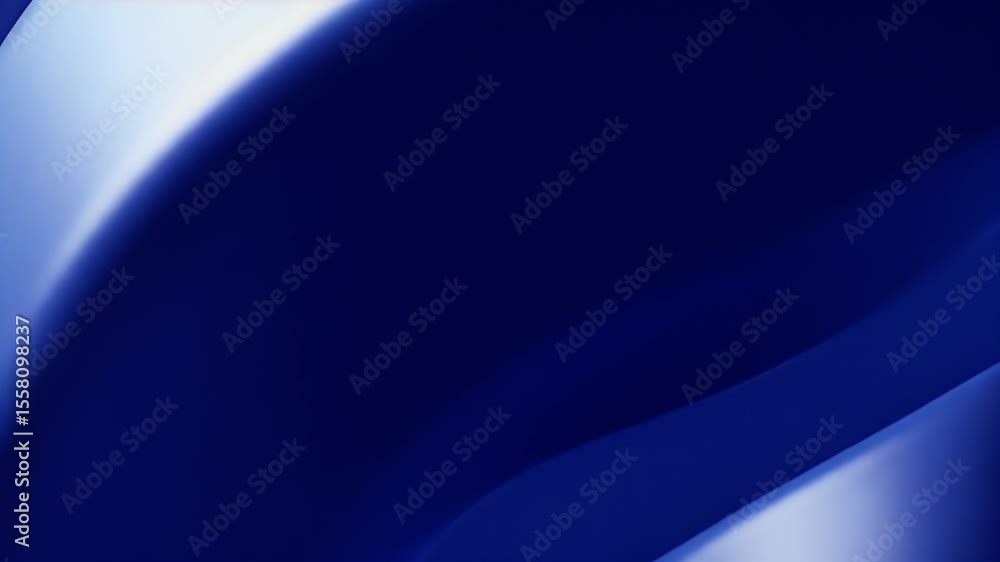 Poster dynamic blue and white abstract shapes in motion
