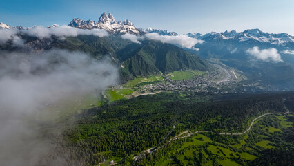 mountain landscape in the morning