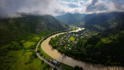 Fototapeta premium river valley