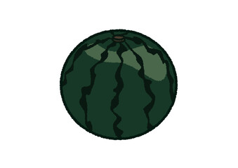 スイカのイラスト