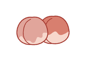 モモのイラスト