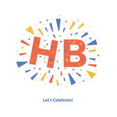 Happy Birthday Vector Designs: Flat, Minimalist,  Creative & Customizable Celebration Art for Cards, Posters & Social Media