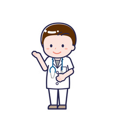 半袖医師／ななめ／男性 18