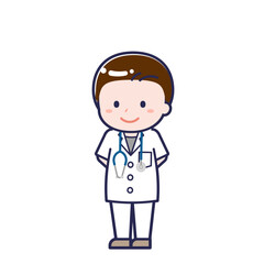 半袖医師／ななめ／男性 28