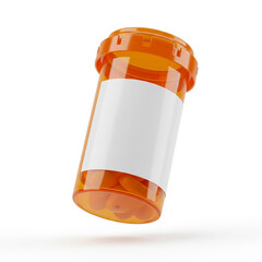 medicine bottle and pills