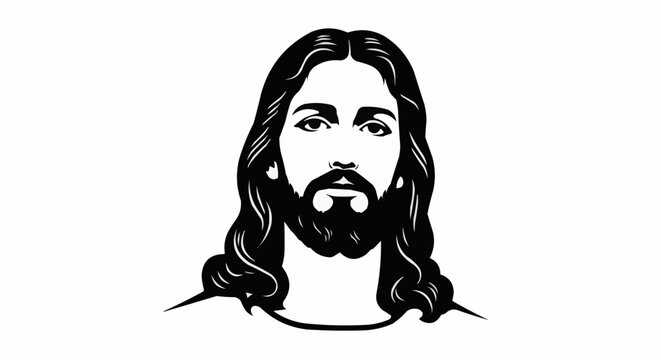 cartoon illustration of Jesus