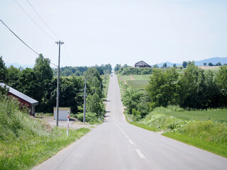 富良野のジェットコースターの路