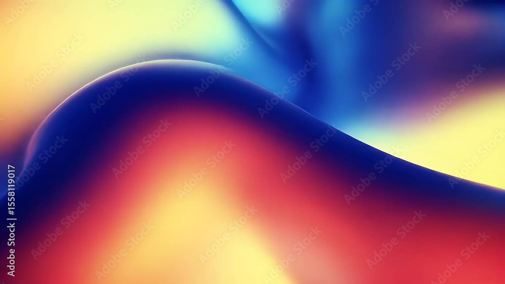 Poster abstract colorful gradient flowing motion