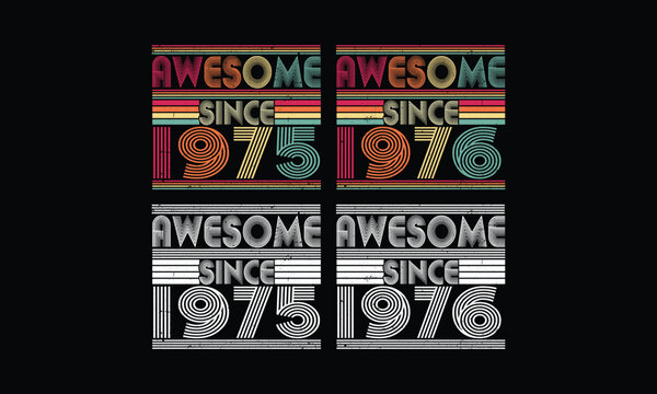 Awesome since 1975 to 1976 ,Retro Vintage bundles .50 year old Vintage. Birthday vintage gift.
