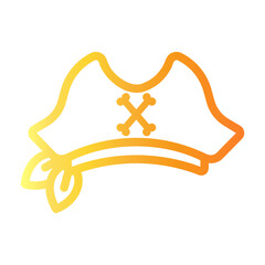 sailor Line Gradient Icon