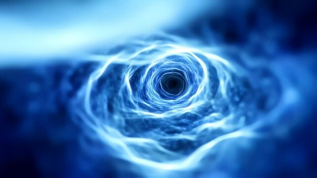 Swirling 360 View of Neural Light Pathways