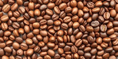 Flat vector illustration of light, medium, and dark roasted coffee beans in various stages ,  texture,  graphic
