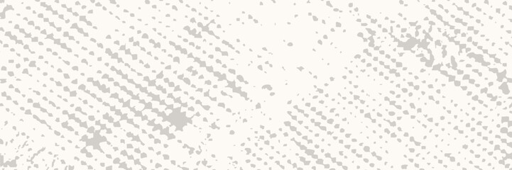 Light cream seamless grain paper texture. Vintage ecru background with dots, speckles, specks, flecks, particles. Craft repeating wallpaper. Natural white grunge surface background. Vector backdrop