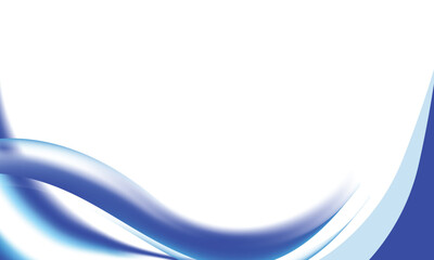 Blue abstract dynamic curve wave decoration banner graphic