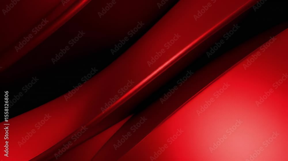Aufkleber dynamic red fabric texture in motion