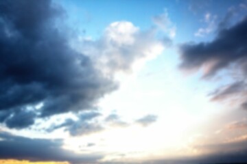 Scenic view of sky during sunset