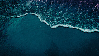 dark navy sand beach