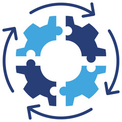 Integration Two Color Icon