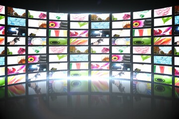 Screen collage showing lifestyle images