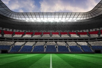 Fototapeta premium Stadium full of netherlands football fans