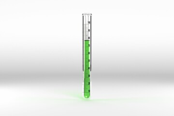 Test tube with chemical solution
