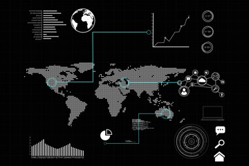 Futuristic technology interface