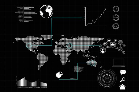 Futuristic technology interface