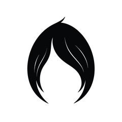 Black Hair Follicle Icon Vector Illustration