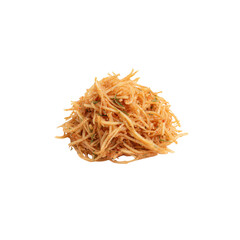 Spicy Shredded Taro Salad - Close Up Studio Shot