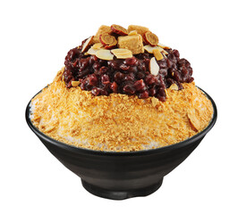 맛있고 시원한 디저트인 팥인절미 눈꽃 빙수.