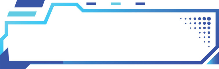 Obraz premium Gaming overlay border frame panel design