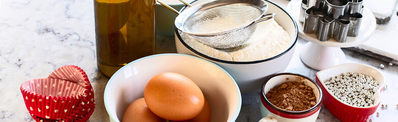 Ingredients for baking