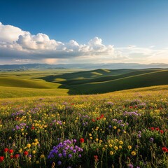 Fototapeta premium field of flowers