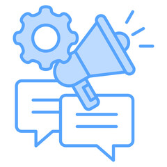 Marketing Blue Icon Element For Design