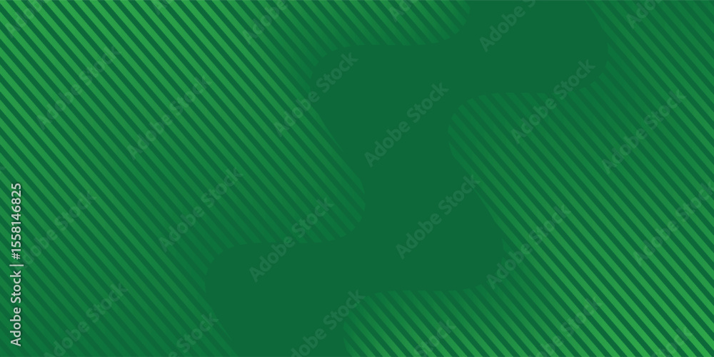 Poster green dynamic diagonal parallel slanted lines with wave geometric pattern. futuristic geometric desi