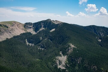 Lake and Deception peaks from Santa Fe baldy