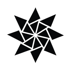 Pinwheel Icon Vector Illustration