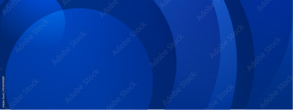 Poster abstract blue overlapping circles form a unique design suitable for modern graphic projects, backgro