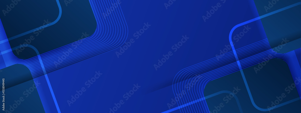 Poster abstract blue design suitable for modern backgrounds, web banners, presentations, and digital graphi