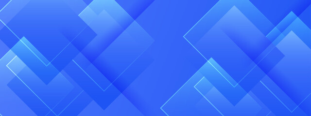 Overlapping translucent blue squares create abstract design for modern concepts. Perfect for backgrounds, technology themes, digital presentations, and web designs.