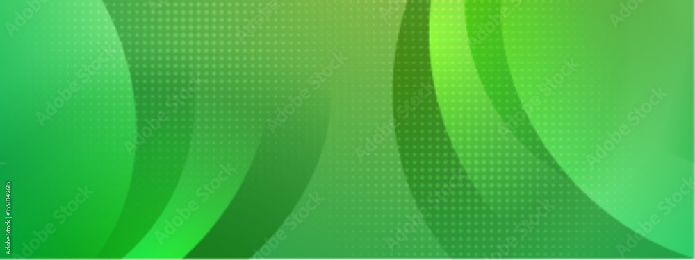 Poster abstract green wavy lines and dots suitable for backgrounds, digital art, graphic design, social med